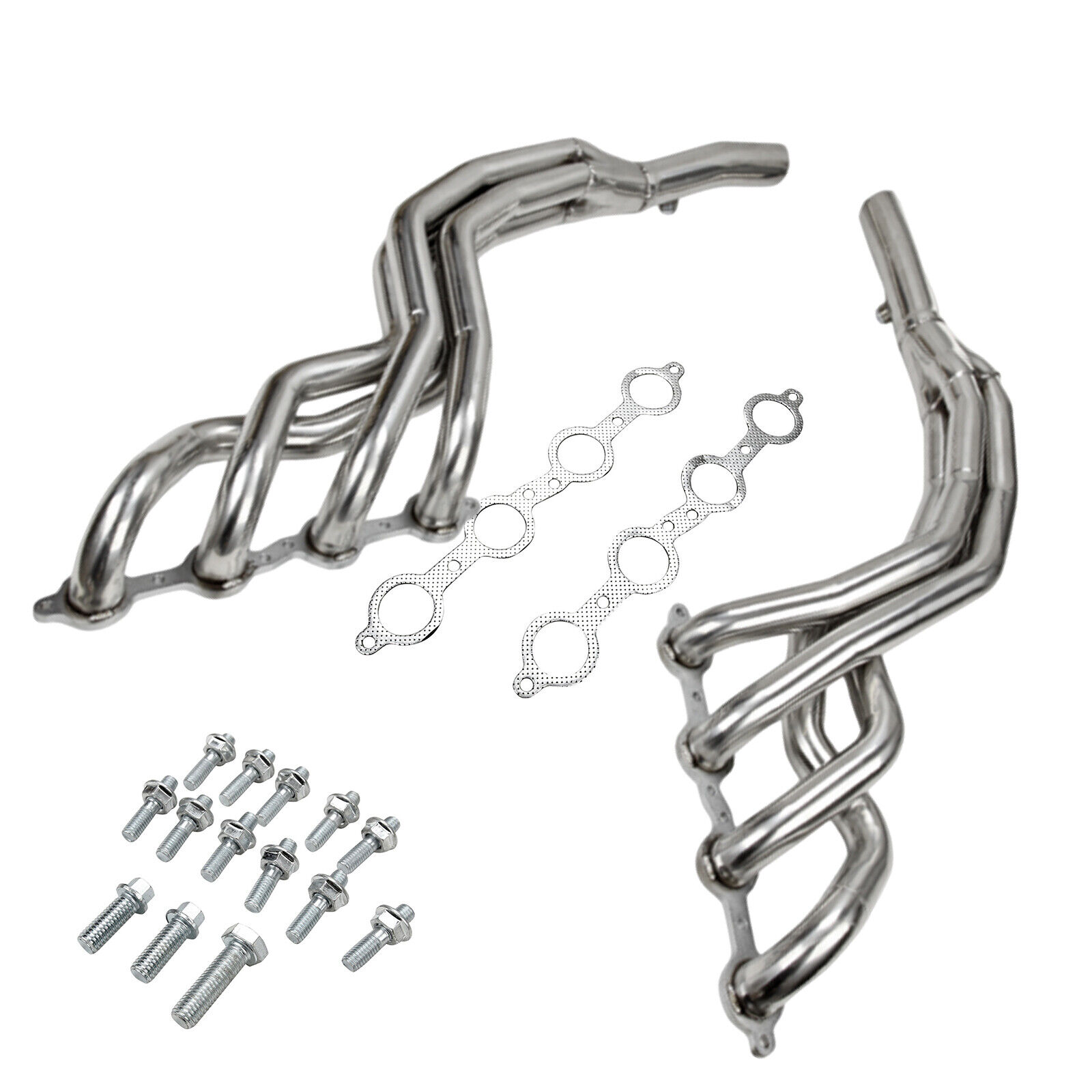 Long Tube Manifold Exhaust Headers Fits for 2010-2015 Chevy Camaro SS 6.2L V8