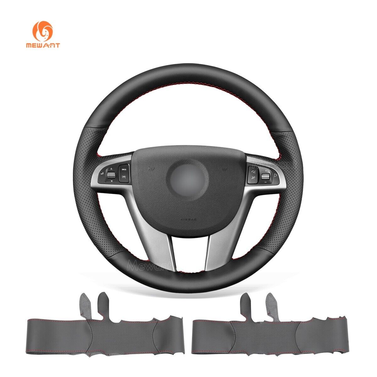 MEWANT PU Leather Steering Wheel Cover for Holden Commodore Ute Calais 2006-2012