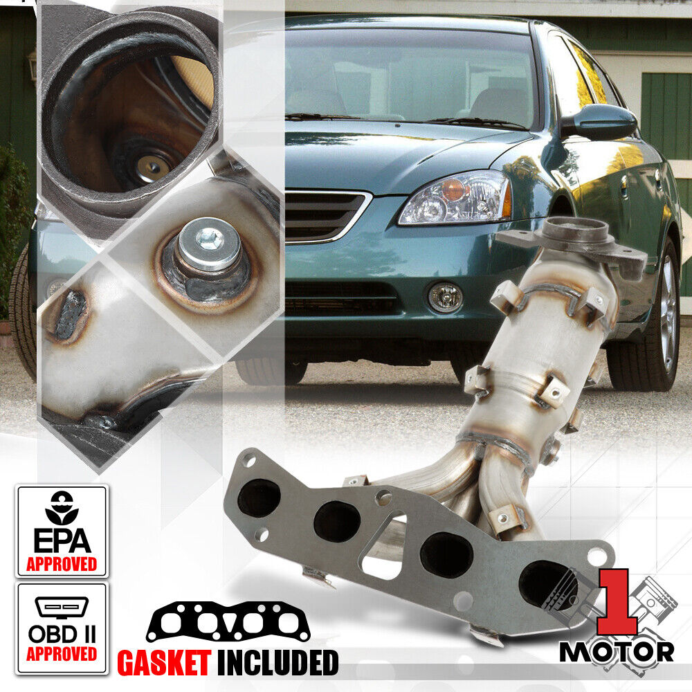 Exhaust Header Manifold w/Catalytic Converter for 02-06 Nissan Altima/Sentra 2.5