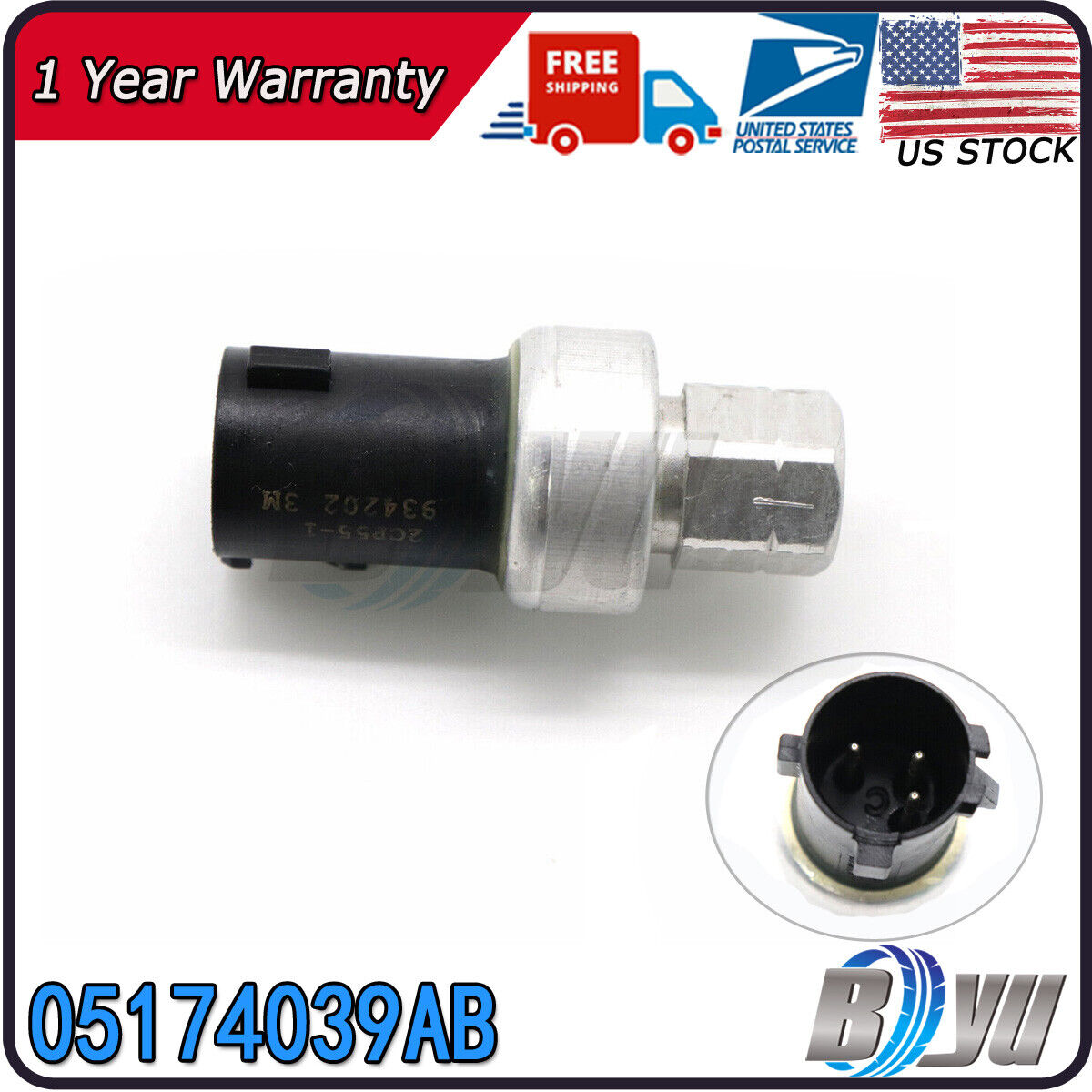 05174039AB For Jeep Chrysler Dodge Plymouth Ram Pressure Transducer A/C Switch