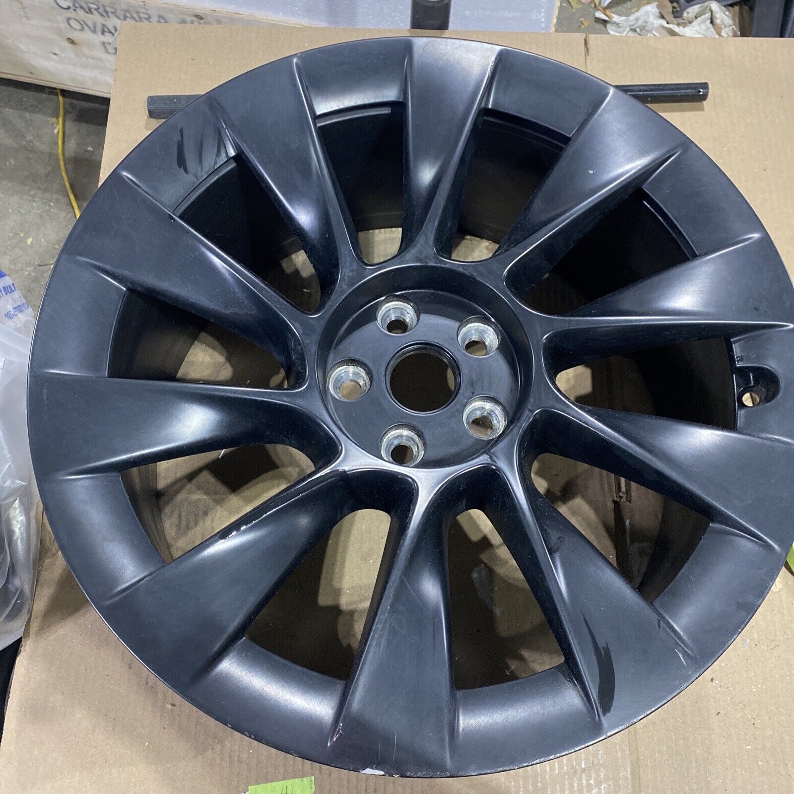20-23 Tesla Model 3 Y Performance 20” OEM Front Wheel Rim 20x9.5 1188223-00-B