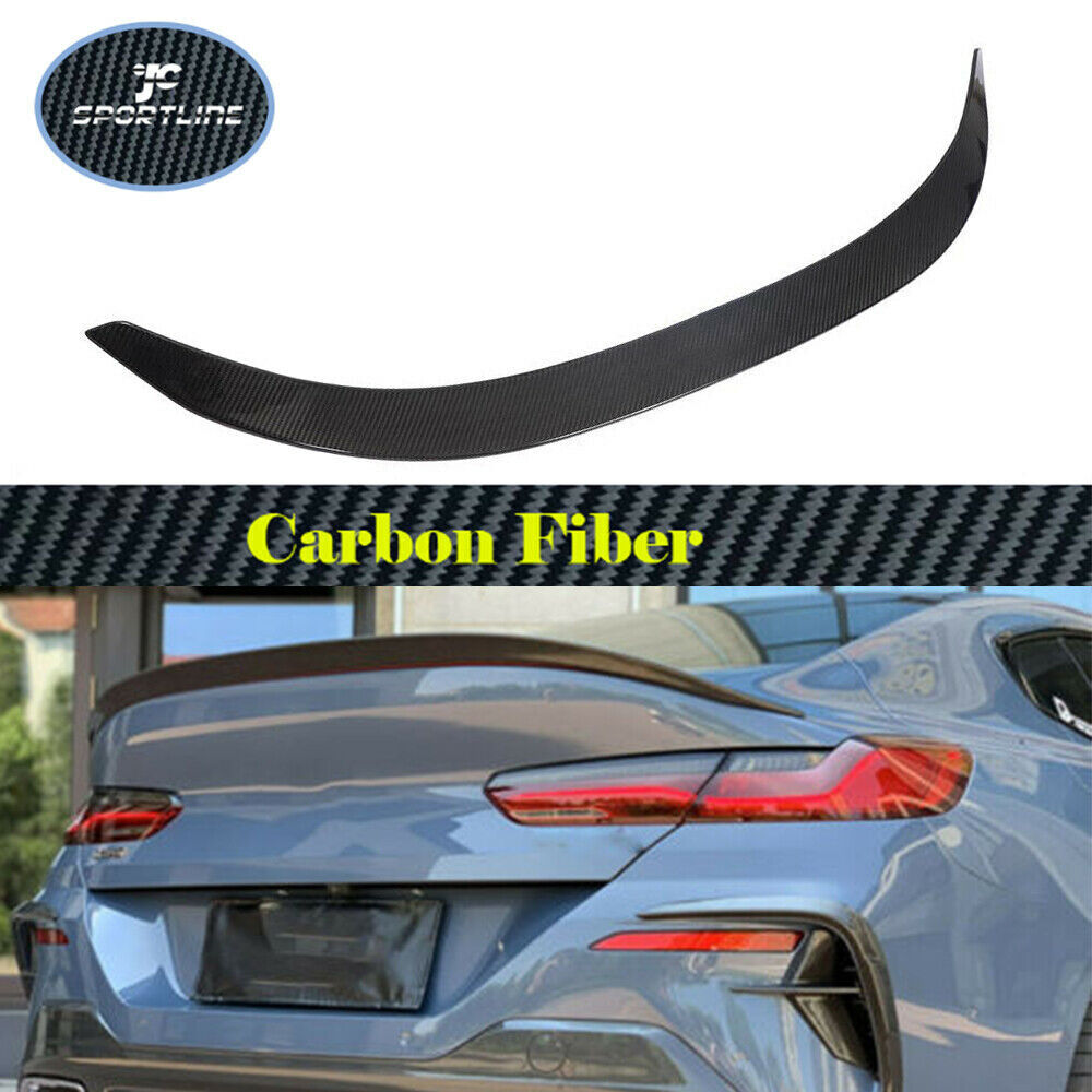 For BMW 8 Series 840i 850i M8 4D 19UP Rear Trunk Spoiler Boot Wing Full Carbon