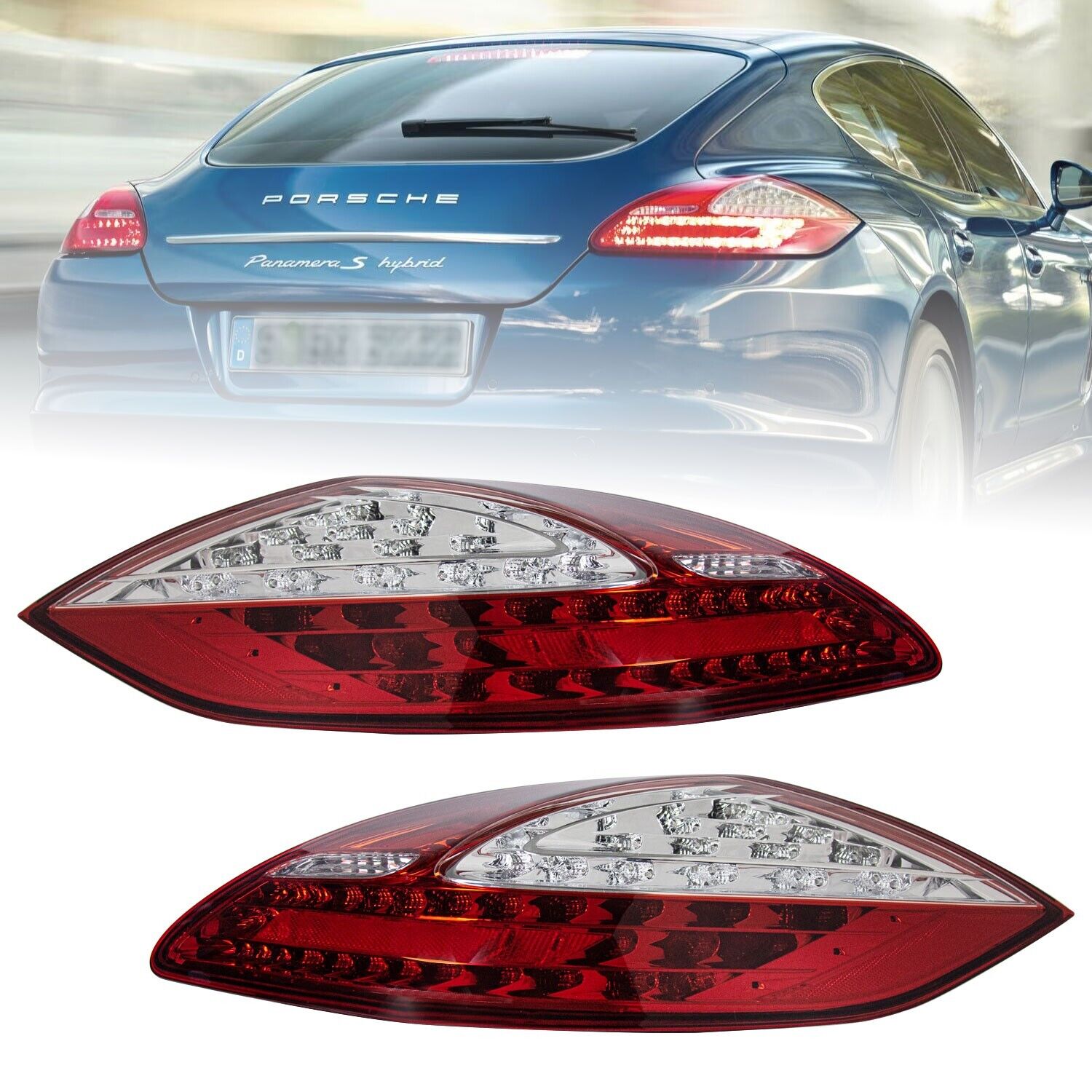 Car LED Rear Lamp Taillamp Taillight Assembly For Porsche Panamera 970 2010-2013