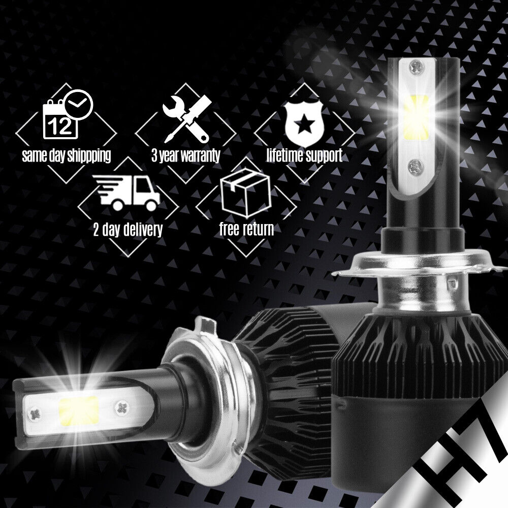 XENTEC LED HID Headlight kit H7 White for Mercedes-Benz SLK55 AMG 2005-2016