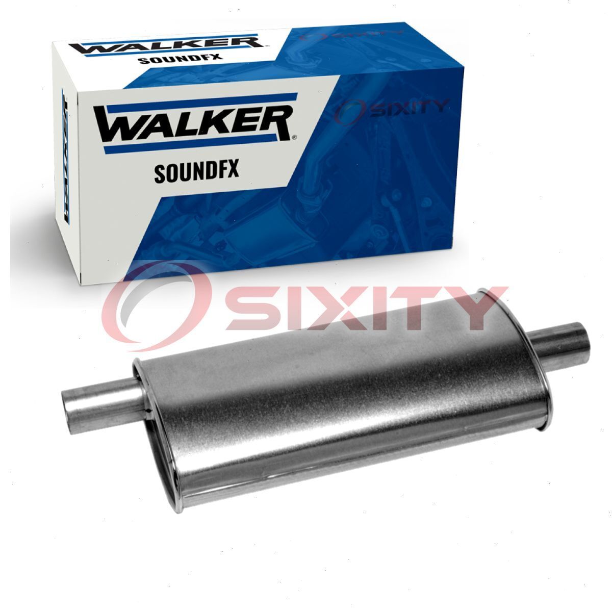 Walker SoundFX Exhaust Muffler for 1978-1984 GMC Caballero 3.3L 3.8L 4.4L bl