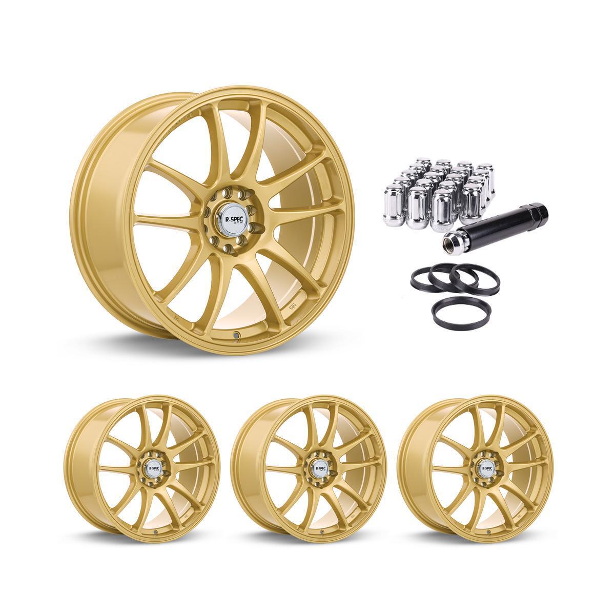 Wheel Rims Set with Chrome Lug Nuts Kit for 05-07 Ford Five Hundred P816998 17 i
