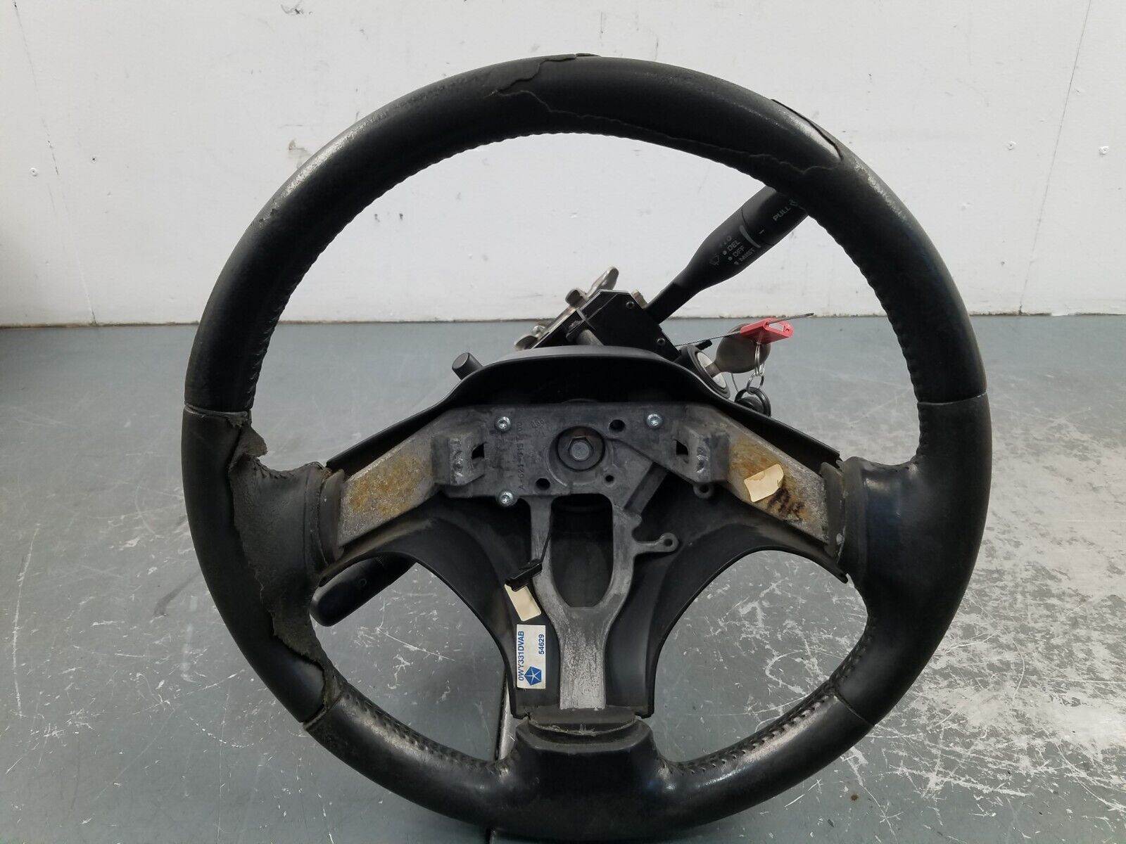 2004 Dodge Neon SRT4 Steering Wheel / Column / Key -  Damage #7914 Q7