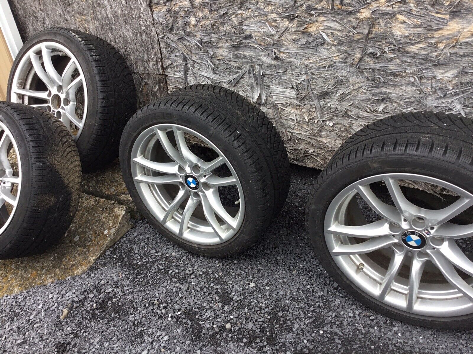 4 BMW M Series Wheels 2 284 905 Michelin 235/40R18 Tires Pilot Alpin 7/32