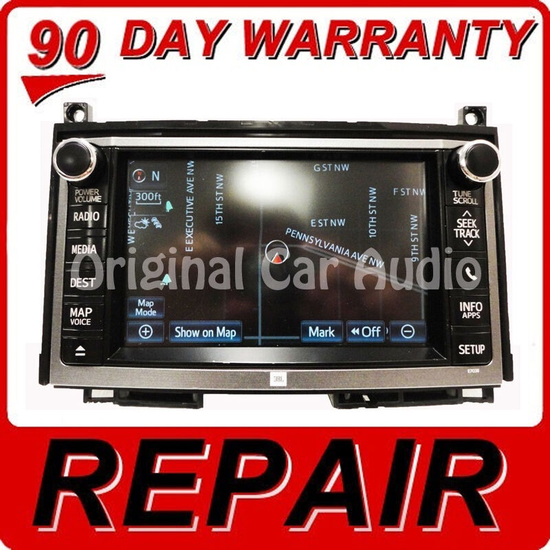 REPAIR SERVICE 2012 2013 2014 Toyota Venza OEM CD Navigation REPAIR