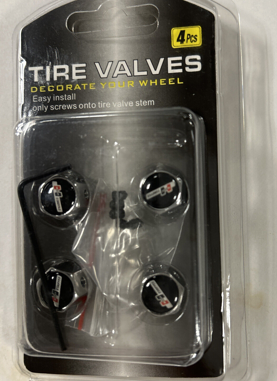 Decorative Hurst Equipped Tire Valve Caps