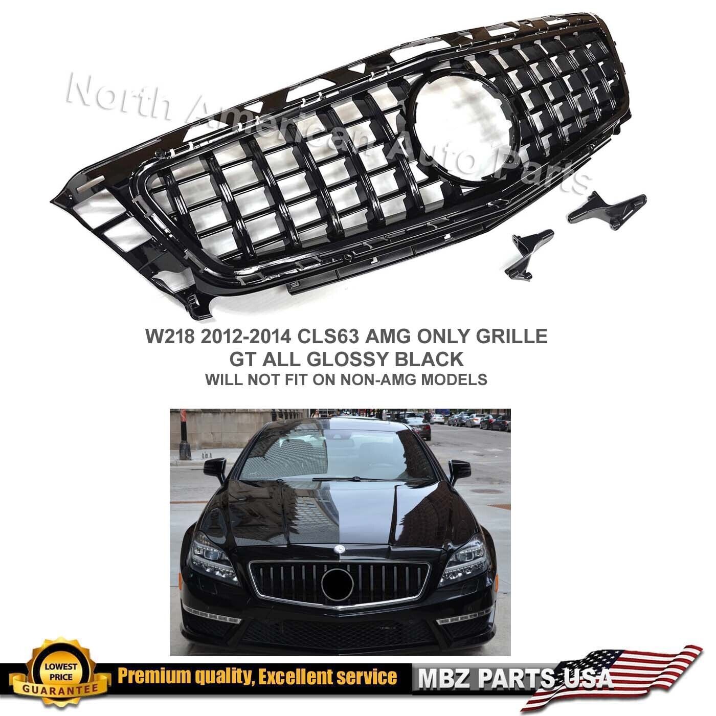 CLS63 AMG Only GT GTR Grille All Black 2012 2013 2014 Panamericana New Style