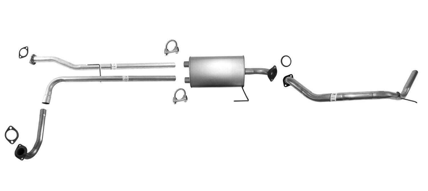 Muffler Exhaust System for Nissan Titan 07-15 Standard 139.8 Inch Wheel Base AP