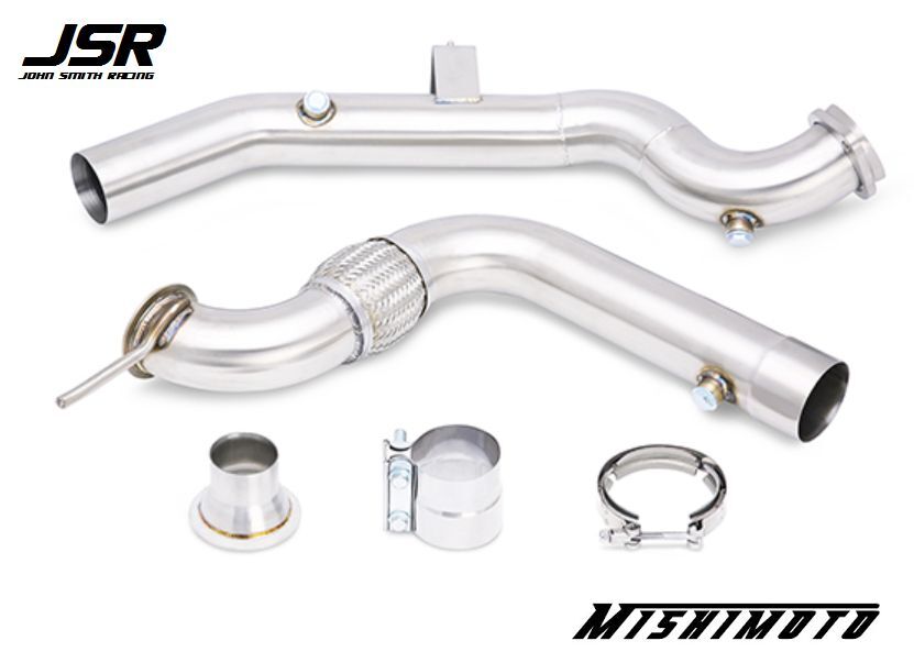15-17 Mustang EcoBoost 2.3L I4 Mishimoto Downpipe Exhaust Kit (No Cat)