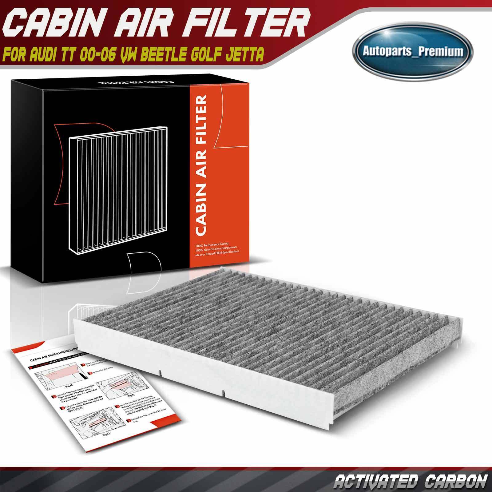 Activated Carbon Cabin Air Filter for Audi TT VW Beetle Golf Jetta Passat Cabrio