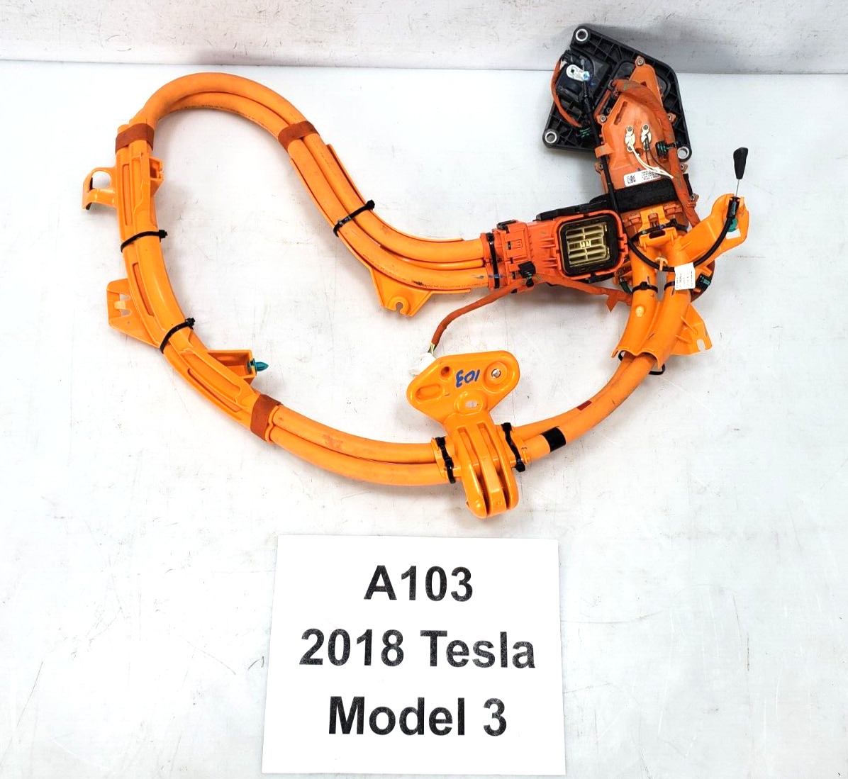 ✅ 17-23 OEM Tesla Model 3 High Voltage Charge Port Wiring Harness Inlet Assy