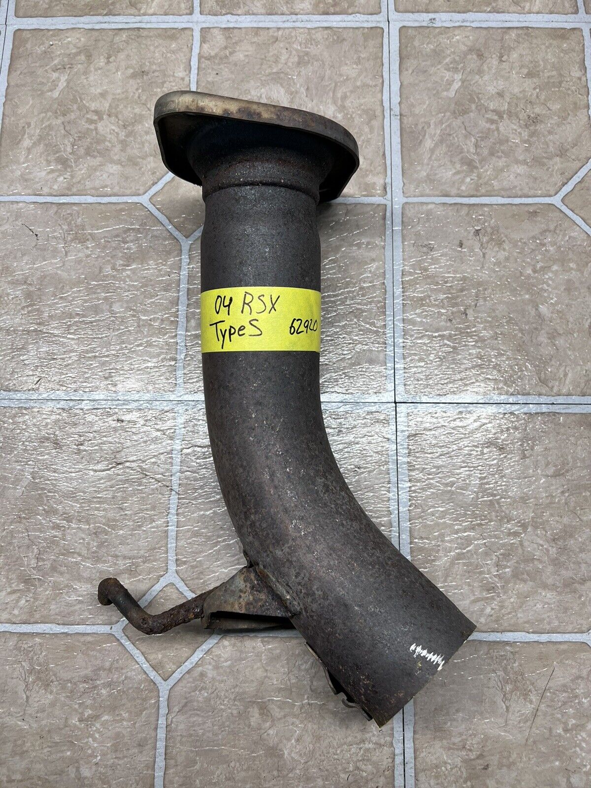 🔰02-06 ACURA RSX TYPE-S OEM Exhaust Downpipe Flange Manifold Extension Pipe🔰