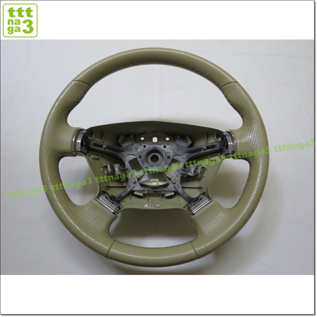 Nissan Fuga Y50 Steering Wheel leather Genuine OEM From Jpan #6666