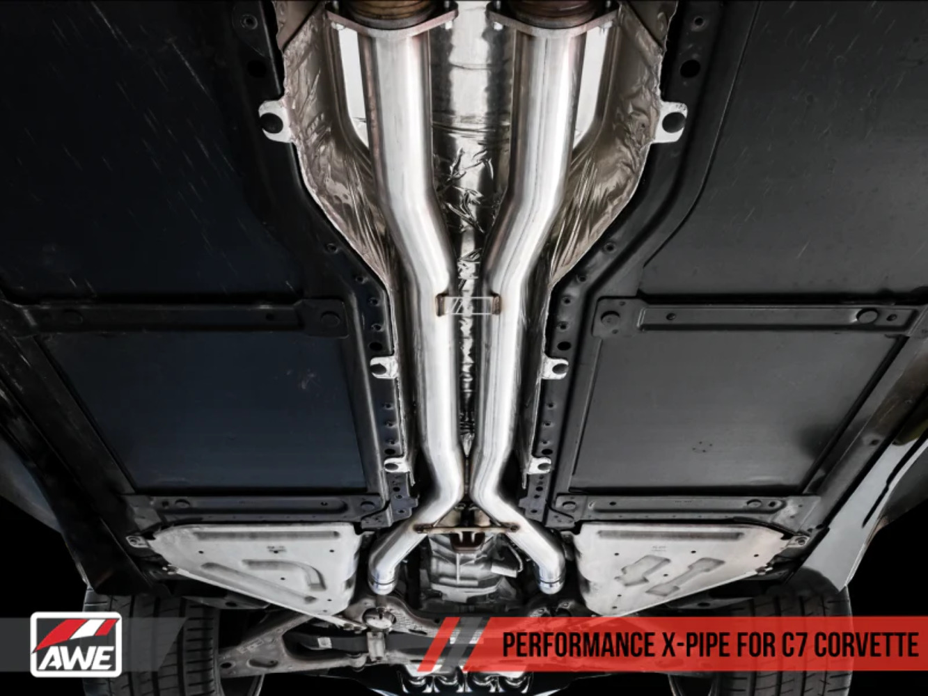 AWE Tuning 14-19 Chevy Corvette C7 Z06/ZR1 Track Edition Axle-Back Exhaust w/Bla