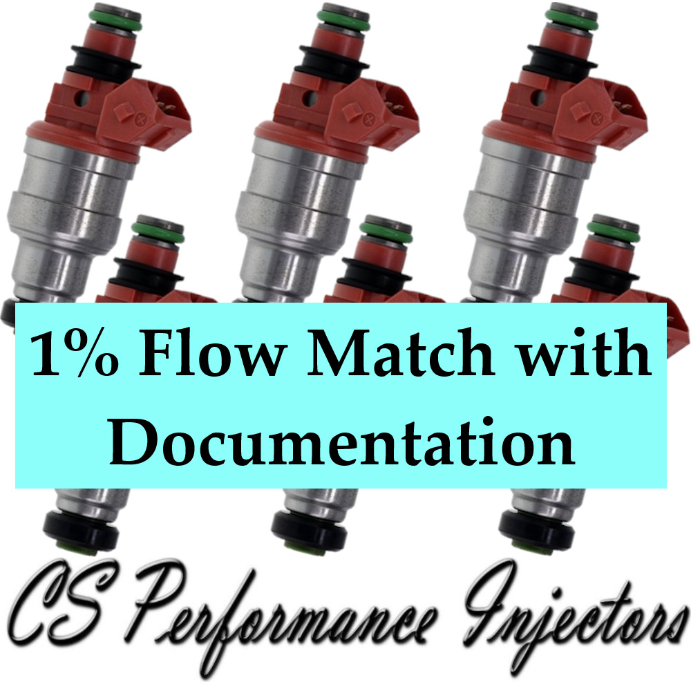 1% Flow Match Nikki Fuel Injectors INP-532 for 94-96 Mitsubishi Dodge 3.0L V6