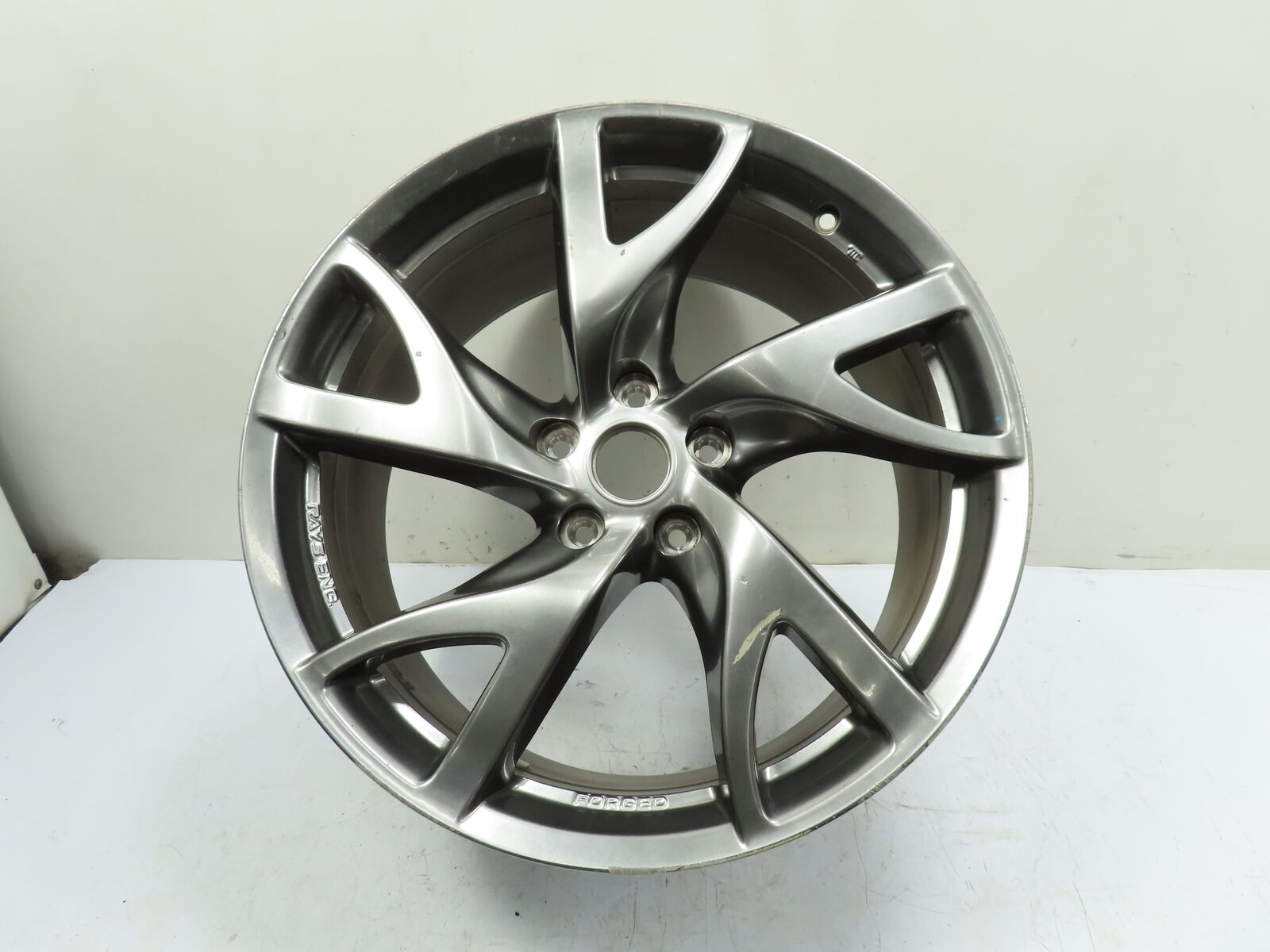 15 Nissan 370Z Convertible #1257 Wheel, Rays Forged Rim Front 19x9