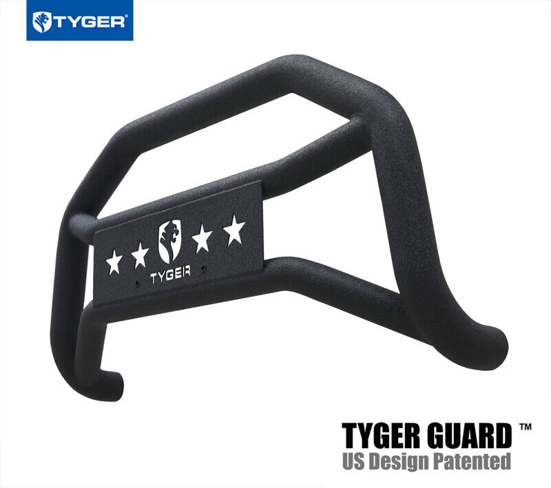 TYGER For 2007-2021 Toyota Tundra Textured Black Bull Bar Bumper Guard