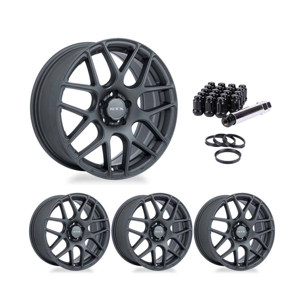 Wheel Rims Set with Black Lug Nuts Kit for 06-11 Mercedes-Benz B200 P890679 17 i