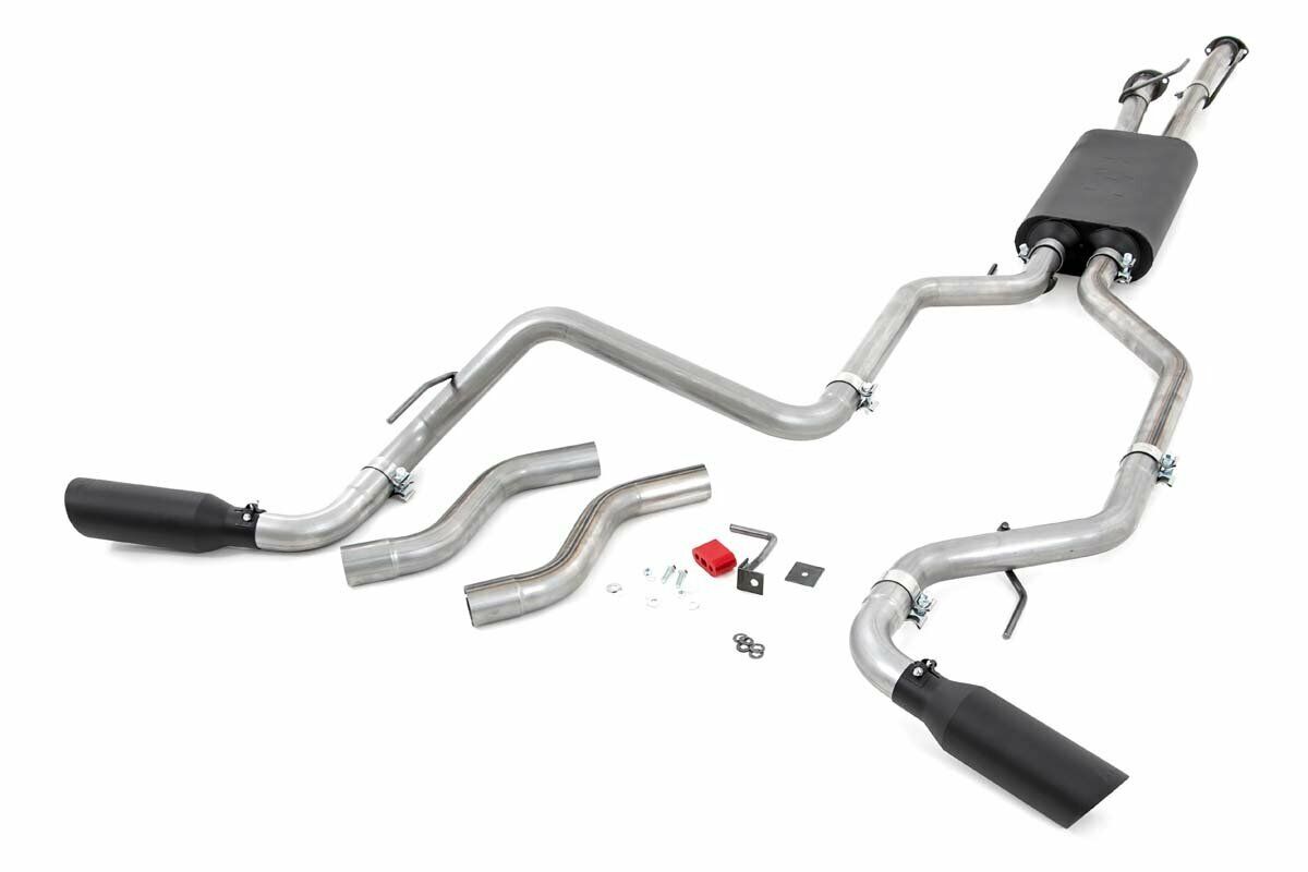 Dual Cat-Back Exhaust Kit, Fits 2009-2020 Toyota Tundra with 4.6L or 5.7L engine