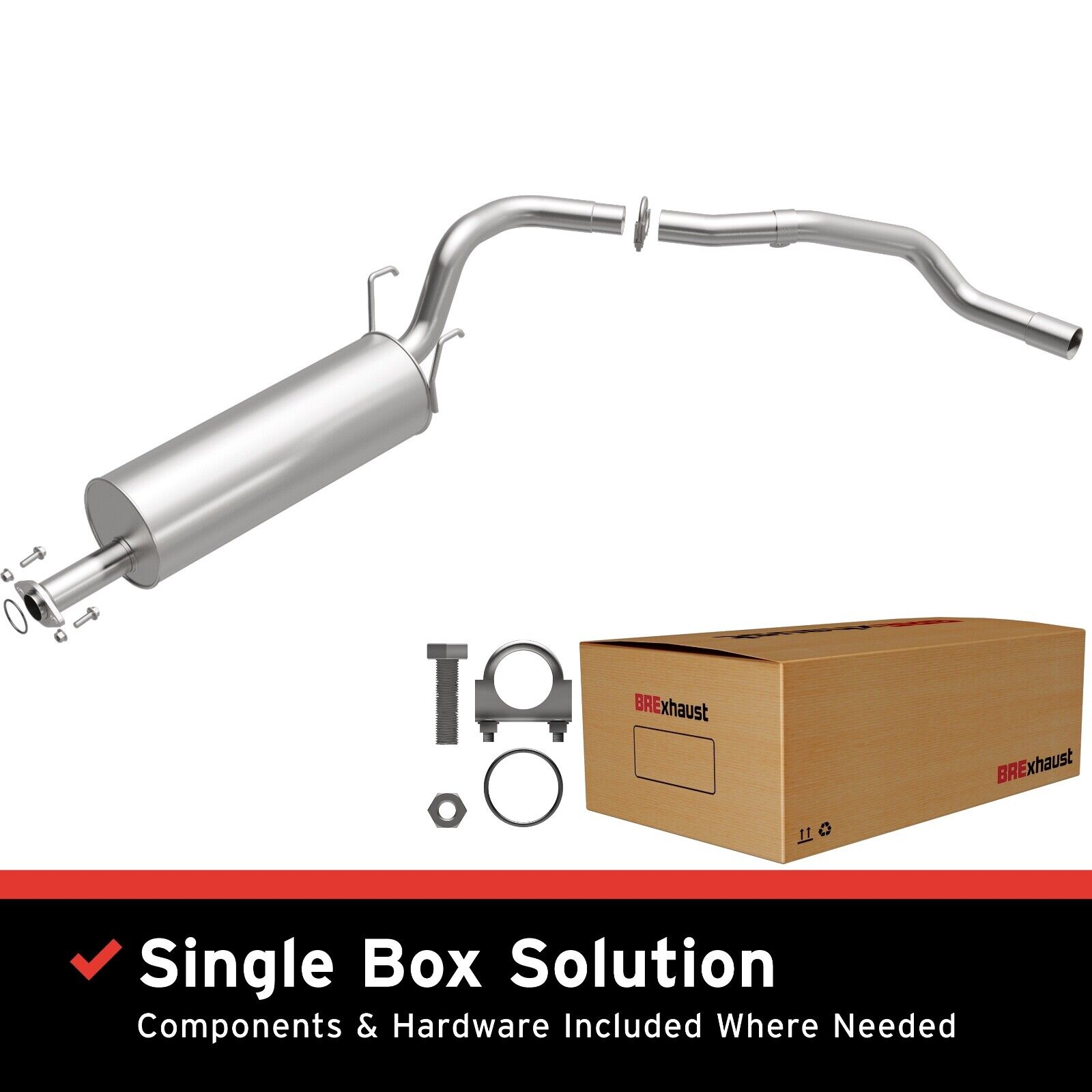 BRExhaust 1992-1995 Toyota 4Runner V6 3.0L Direct-Fit Replacement Exhaust System