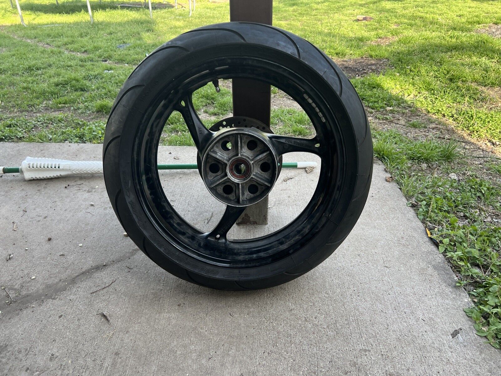 used motorcycle tires and rim