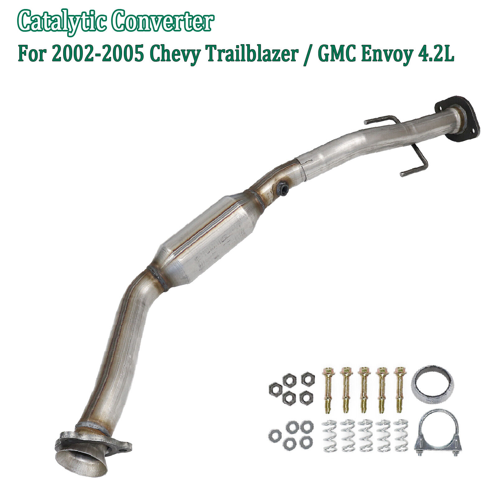 Fit 2002-2005 Chevy Trailblazer GMC Envoy 4.2L Catalytic Converter Direct Fit