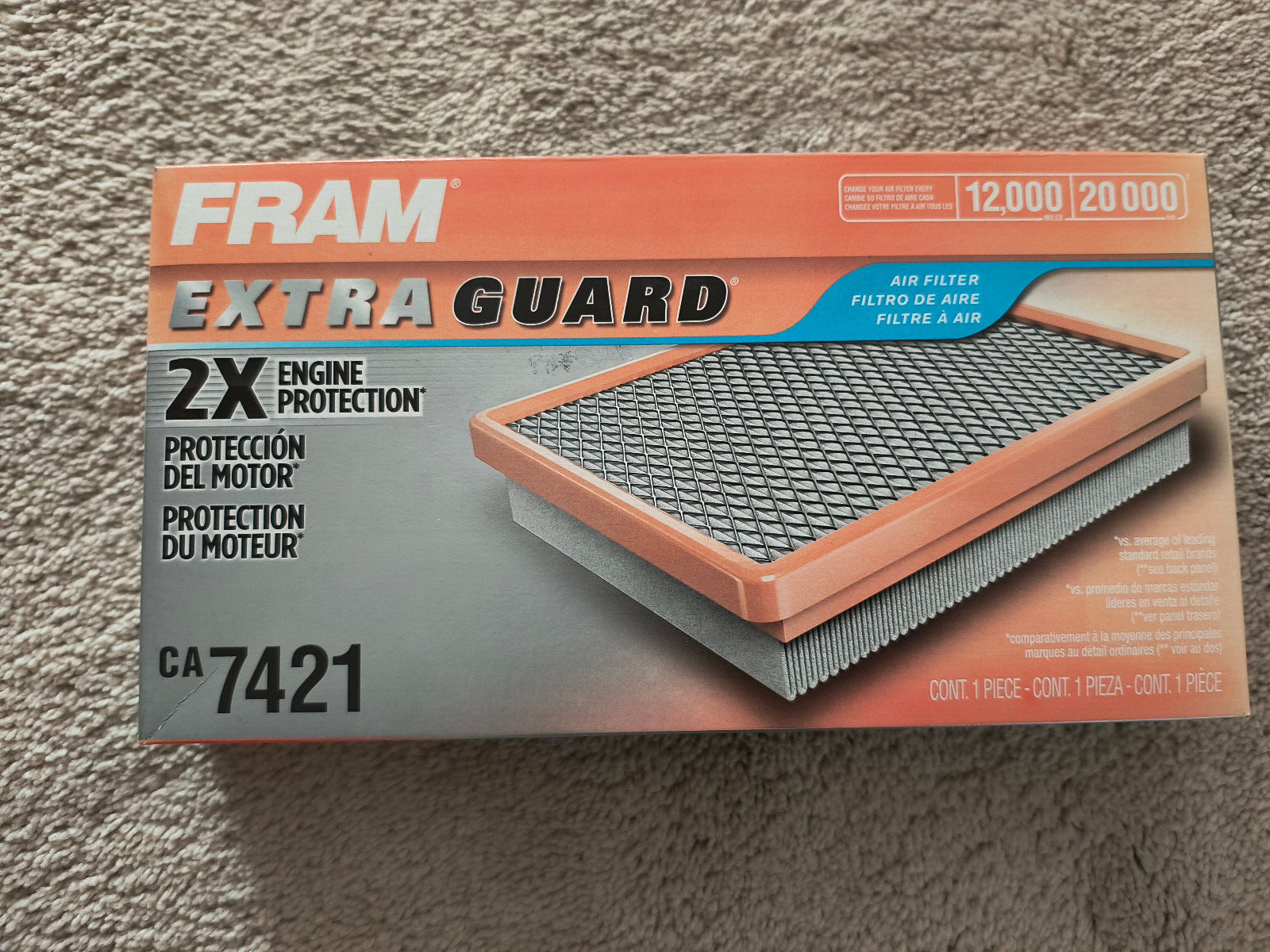 FRAM Extra Guard Air Filter CA7421