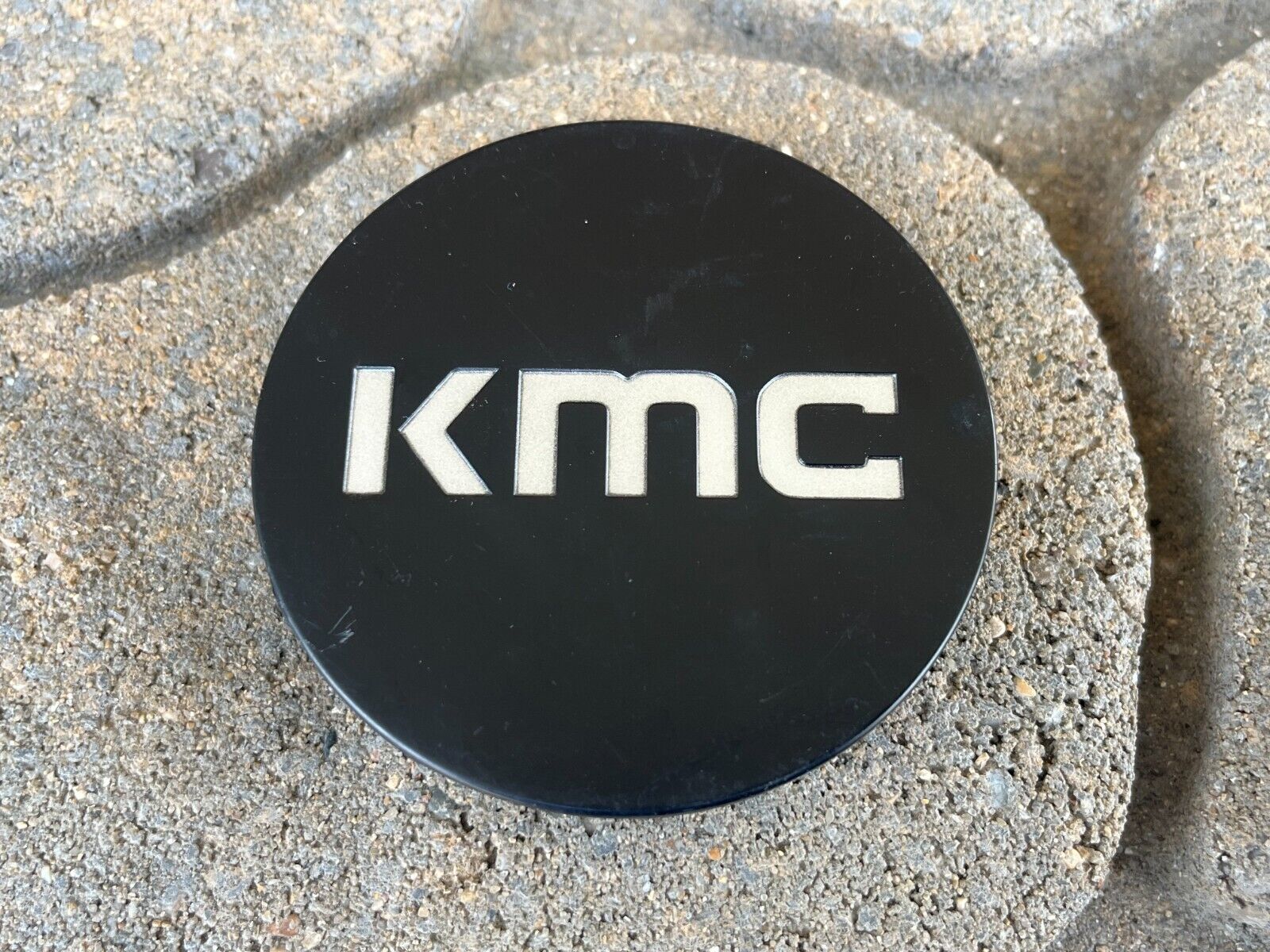 KMC WHEELS CUSTOM WHEEL CENTER CAP FLAT BLACK FINISH # KM700CAPB-SB 63231K79