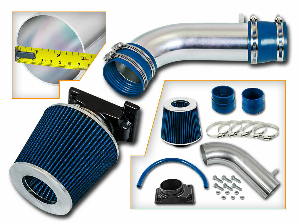 Sport Air Intake Kit+ BLUE Dry Filter for 92-03 Montero / Montero Sport 3.0L V6