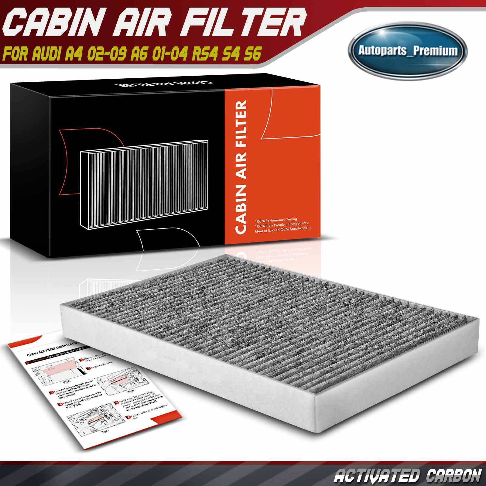 Activated Carbon Cabin Air Filter for Audi A4 2002 -2009 A6 Allroad Quattro S4