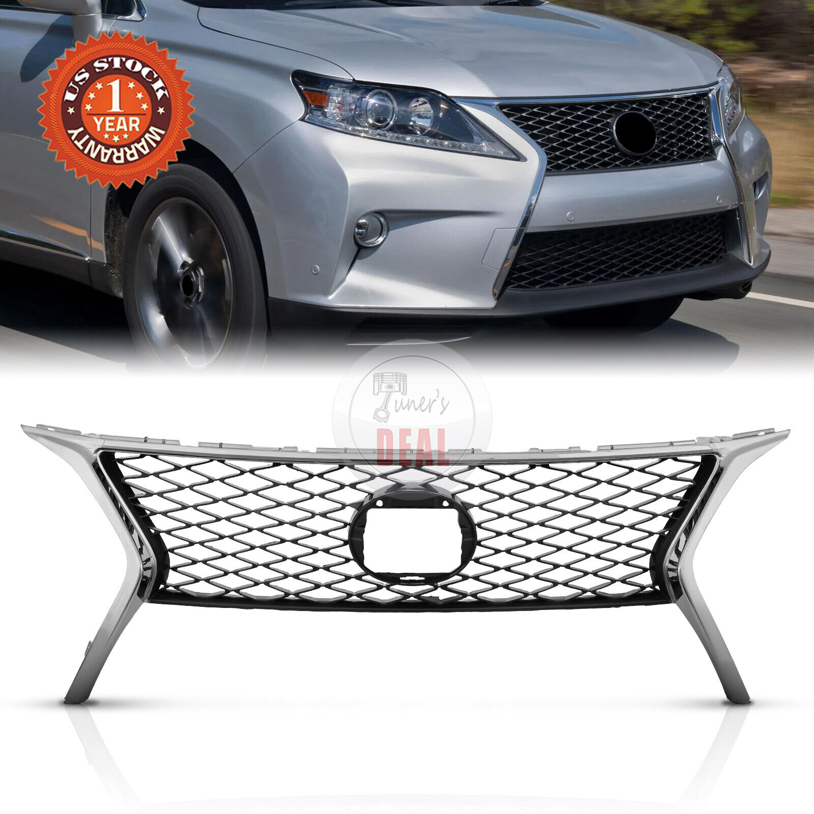 531010E150 Front Upper Bumper Grille Grill For Lexus RX350 2013-2015 LX1200178