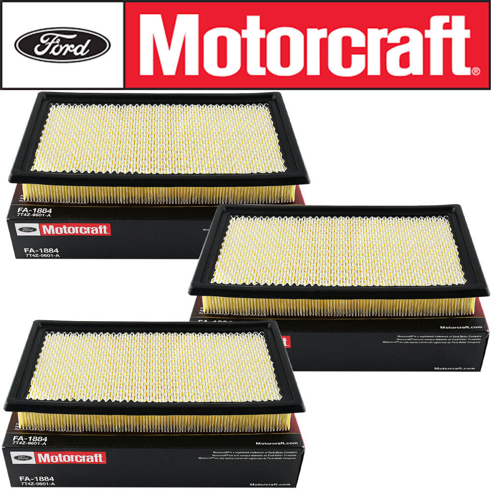 Motorcraft Engine Air Filter for Ford Edge Explorer Fusion  Lincoln MKT MKS 3pcs