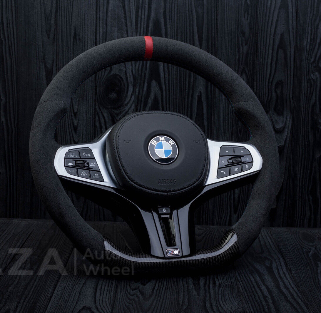 BMW Steering Wheel G30 G20 G38 G12 G05 M850I X7 X6 ALCANTARA Carbon Fiber