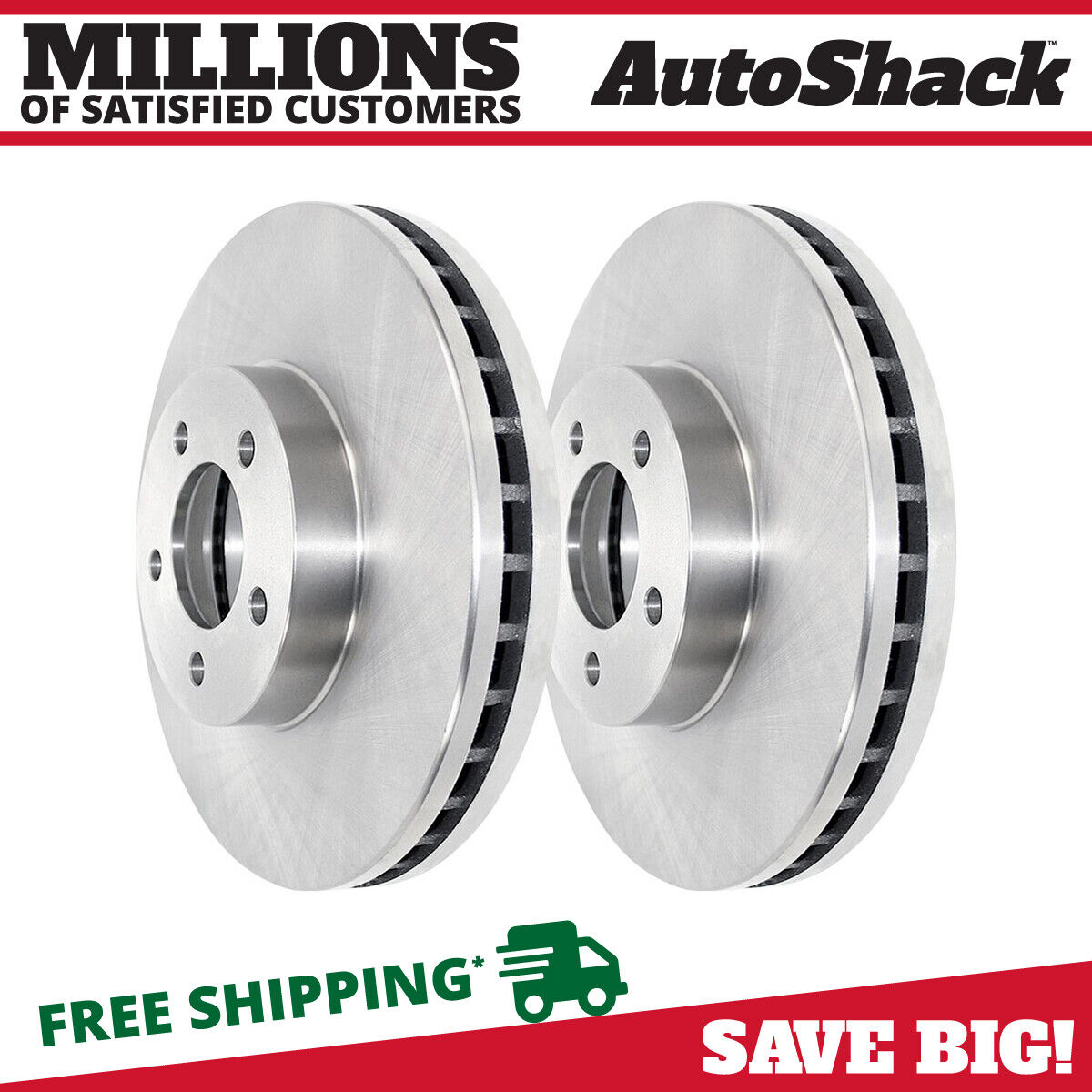 Front Brake Rotors Pair 2 for Ford Taurus Lincoln Continental Mark VIII 3.0L V6