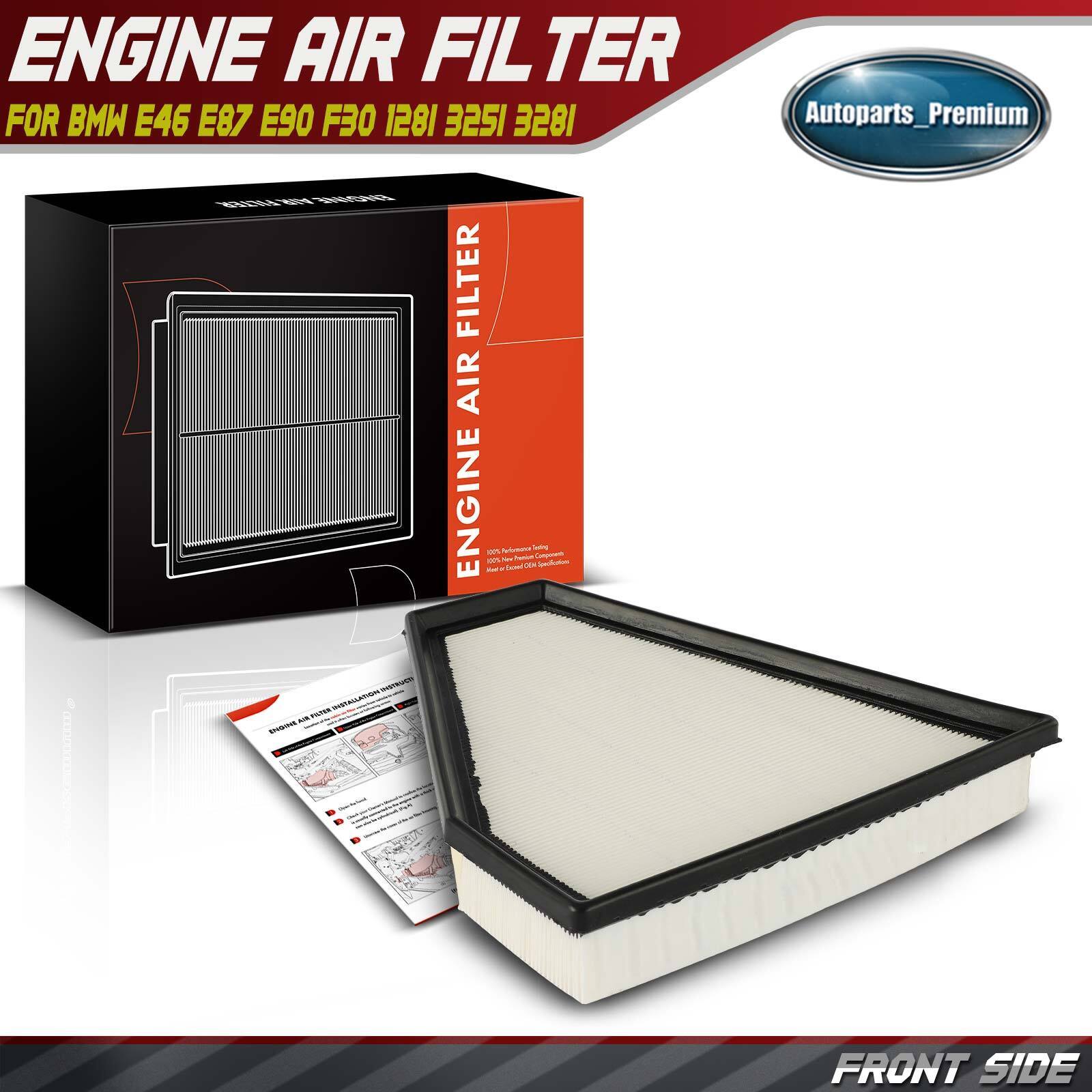 Engine Air Filter for BMW E46 E87 E90 F30 128i 325i 328i xDrive 330Ci L6 3.0L