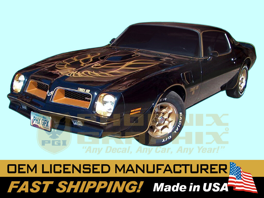 1976 Trans Am Special Edition Bandit 50th German Bird  Decal Stripe Kit COMPLETE