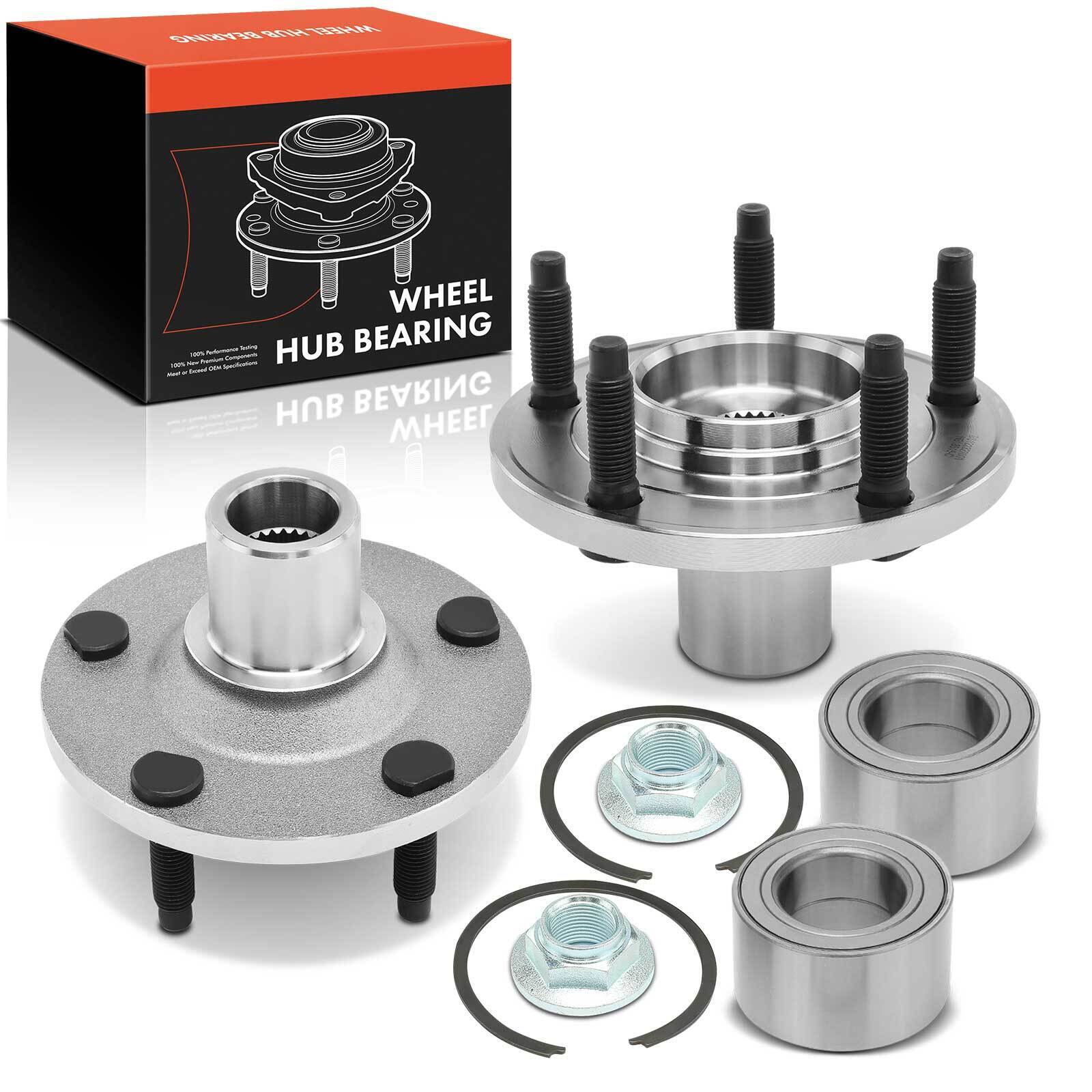 2x Front Wheel Hub and Bearing Assembly for Ford Escape 2001-2012 Mazda Tribute
