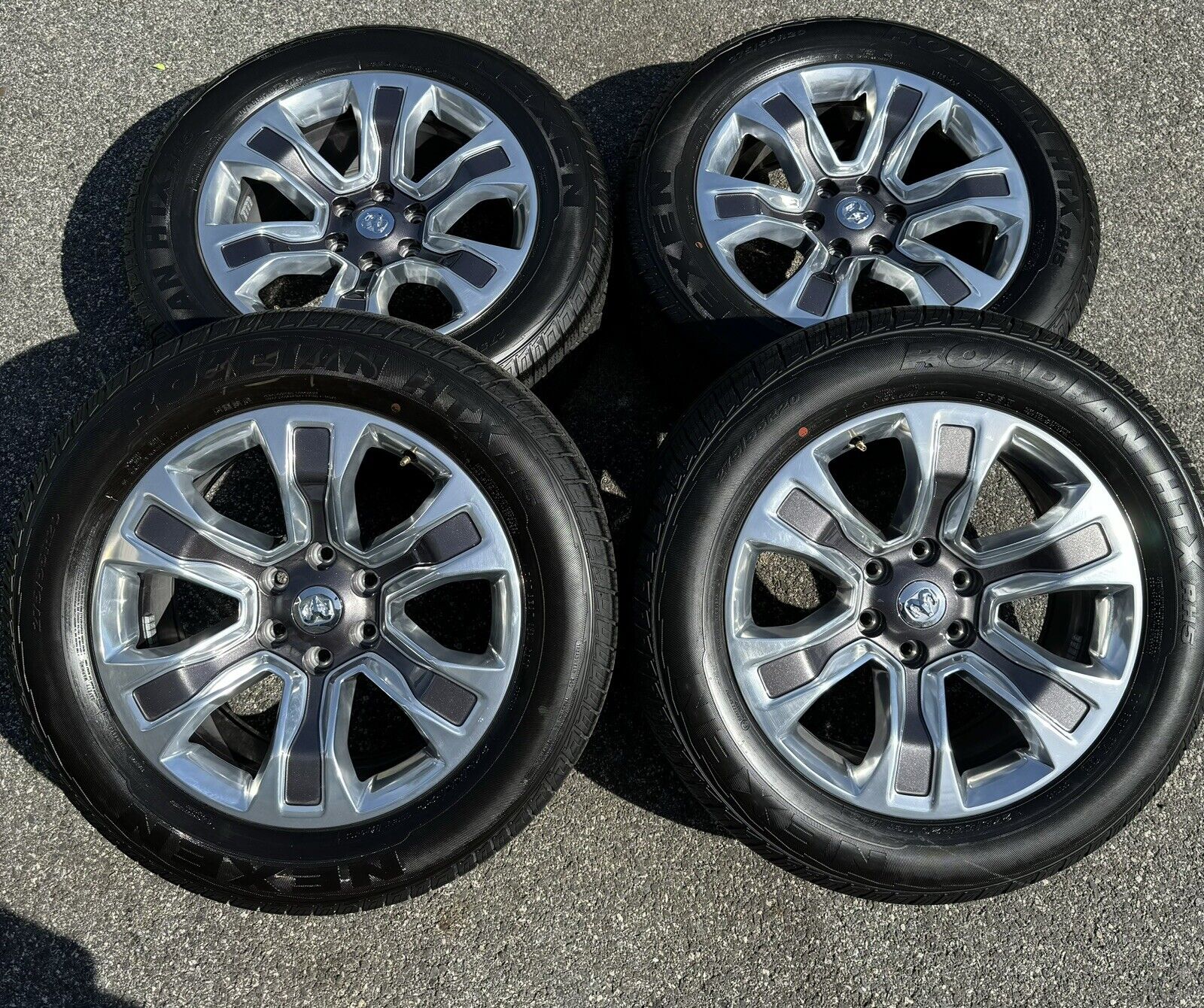New 2023 Ram1500 20” Wheels Rims Tires 275/55/20 OEM 6x139.7 2022 2021