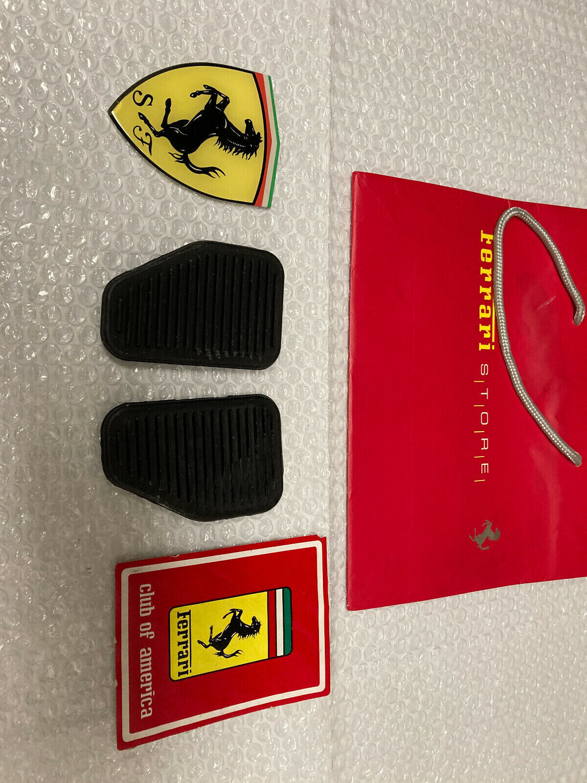 New Brake & clutch Pedal Pad Set Ferrari 308 GTS GTB GTSi GTBi QV & All Mondial.
