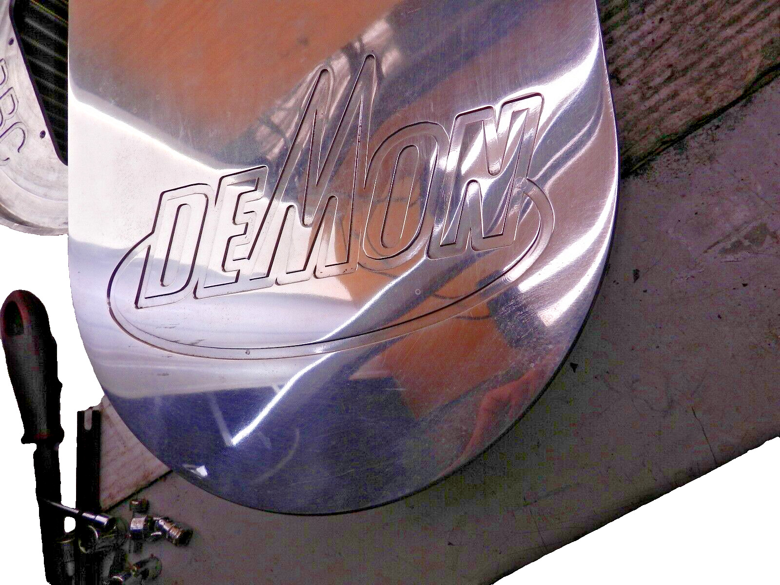 Demon Air Cleaner Shelby  Like NEW 3x2 Oval Air Cleaner