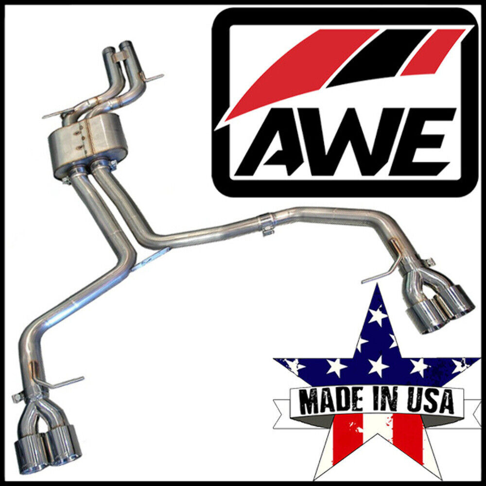 AWE Track Edition Cat-Back Exhaust System fits 2010-2016 Audi S4 3.0L V6 AWD