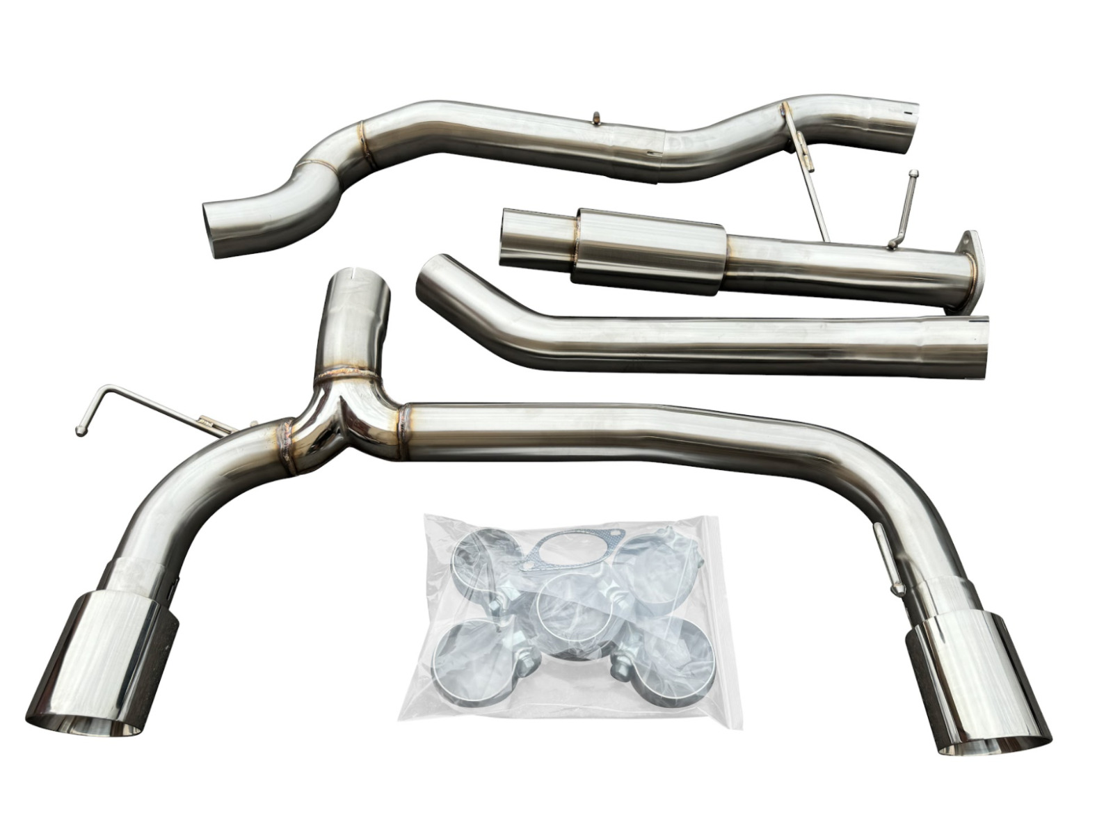 2021+ Catback Cat Axle Back Exhaust For Ford Bronco 2.3L 2.7L Turbo Dual Wall