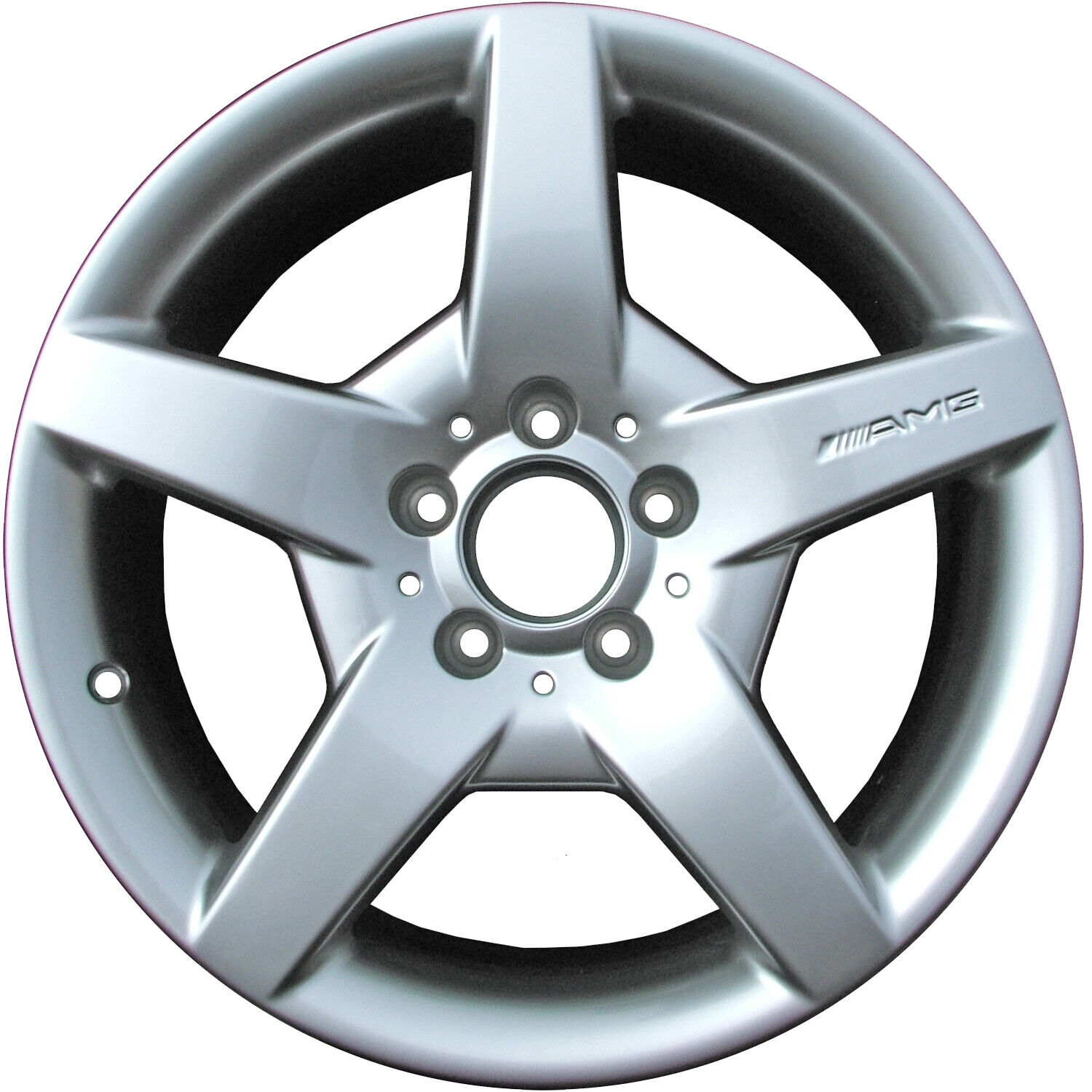 17x8.5 Painted Bright Hypersilver Wheel fits 2006-2006 Mercedes Clk500