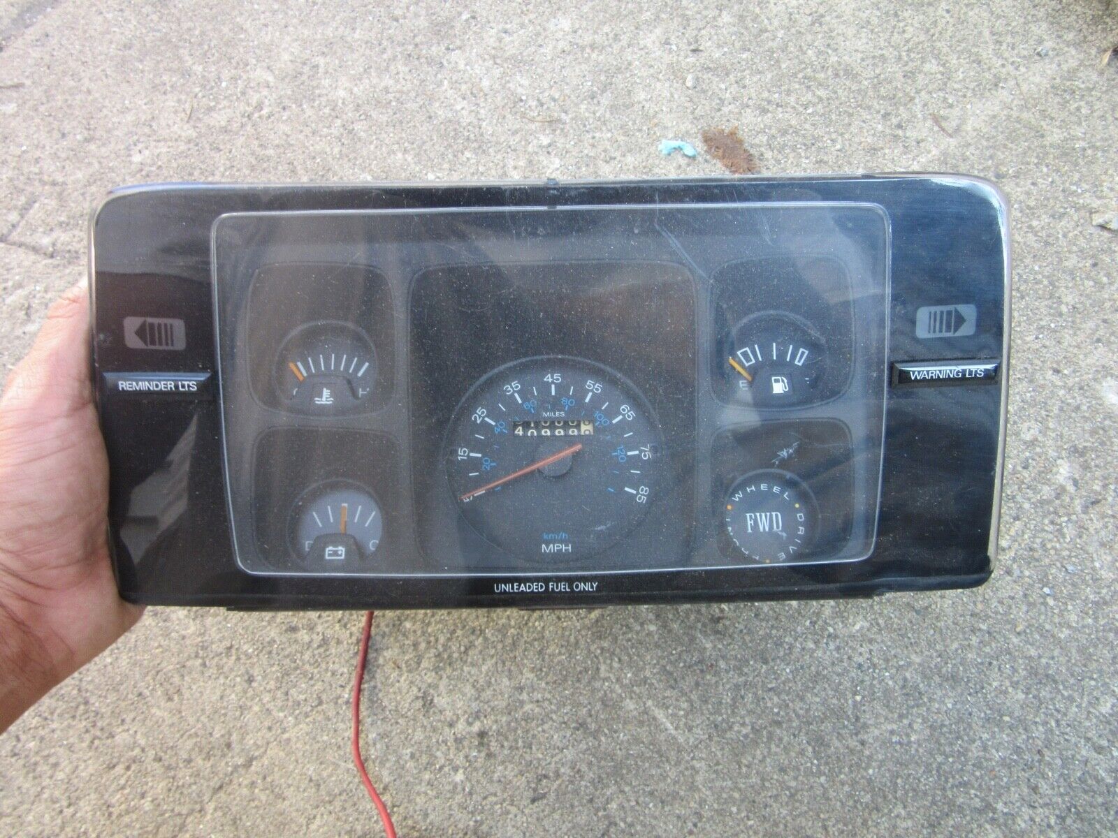 Dodge Omni Plymouth Horizon Mopar Instrument Cluster Gauges Speedometer