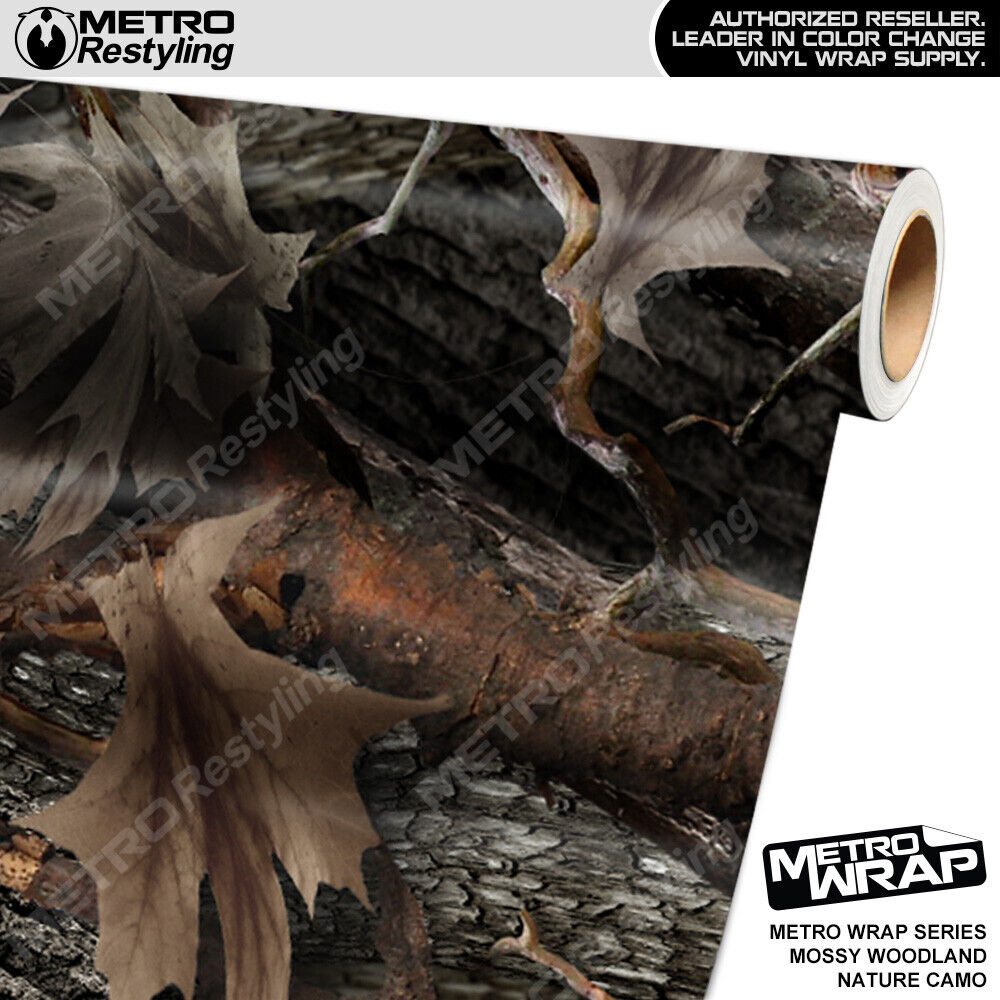 Metro Wrap HD Mossy Woodland Nature Camouflage Premium Vinyl Film
