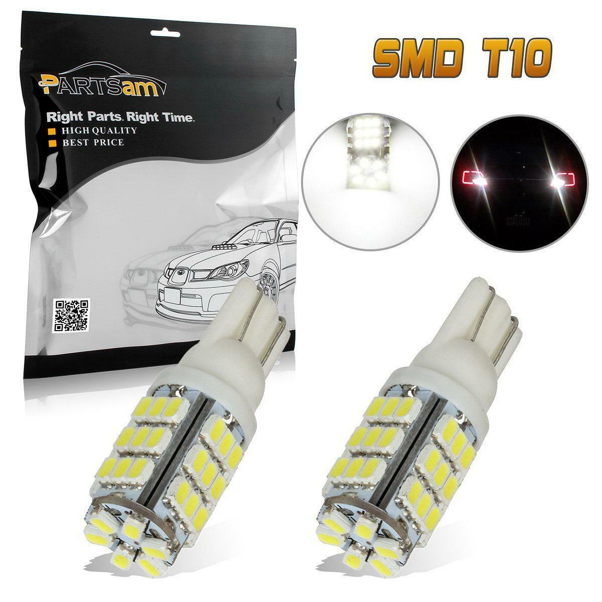 2 x Reverse Backup Lights T10 T15 192 42 SMD LED Super White Xenon Bulbs